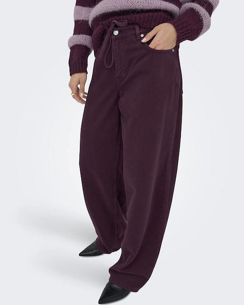 ONLY ONLGIANNA-MILLY MW STR BELT PANT PNT - 15361939