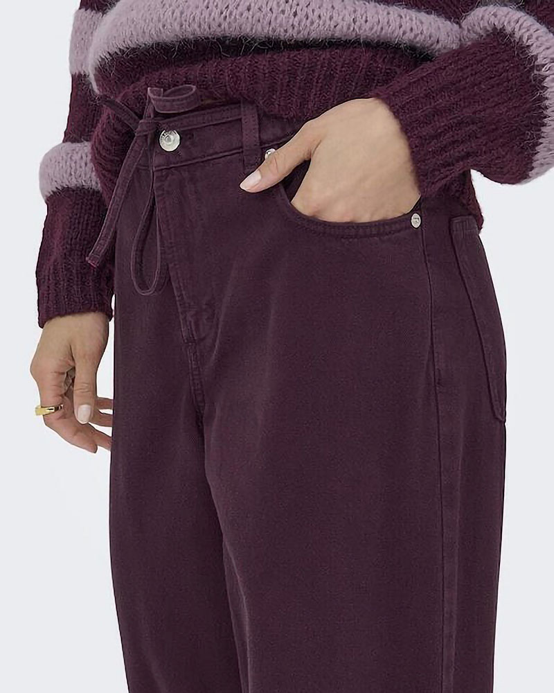 ONLY ONLGIANNA-MILLY MW STR BELT PANT PNT - 15361939