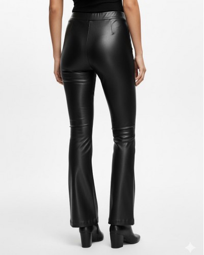 ONLY ONLPAIGE MW FAUX LE FLARED LEGGING PNT - 15357670