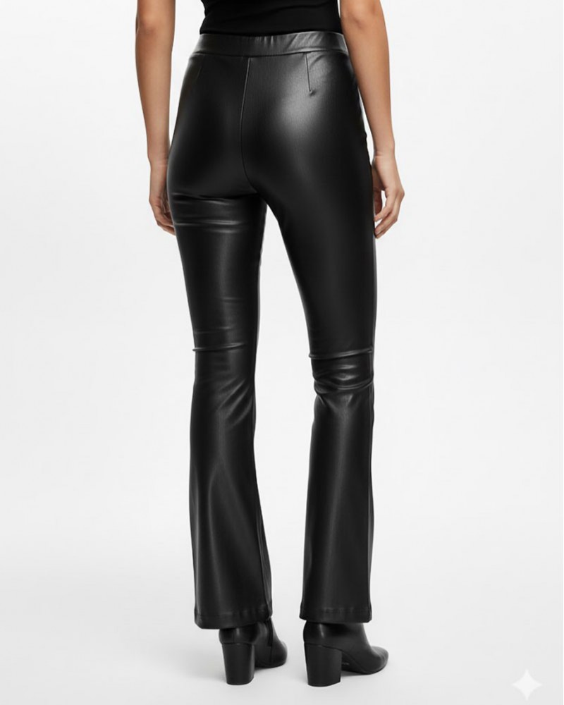 ONLY ONLPAIGE MW FAUX LE FLARED LEGGING PNT - 15357670