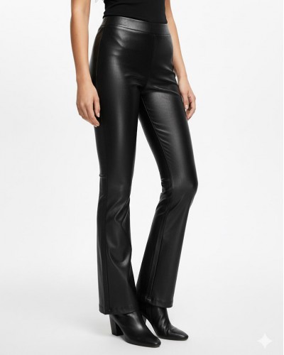 ONLY ONLPAIGE MW FAUX LE FLARED LEGGING PNT - 15357670