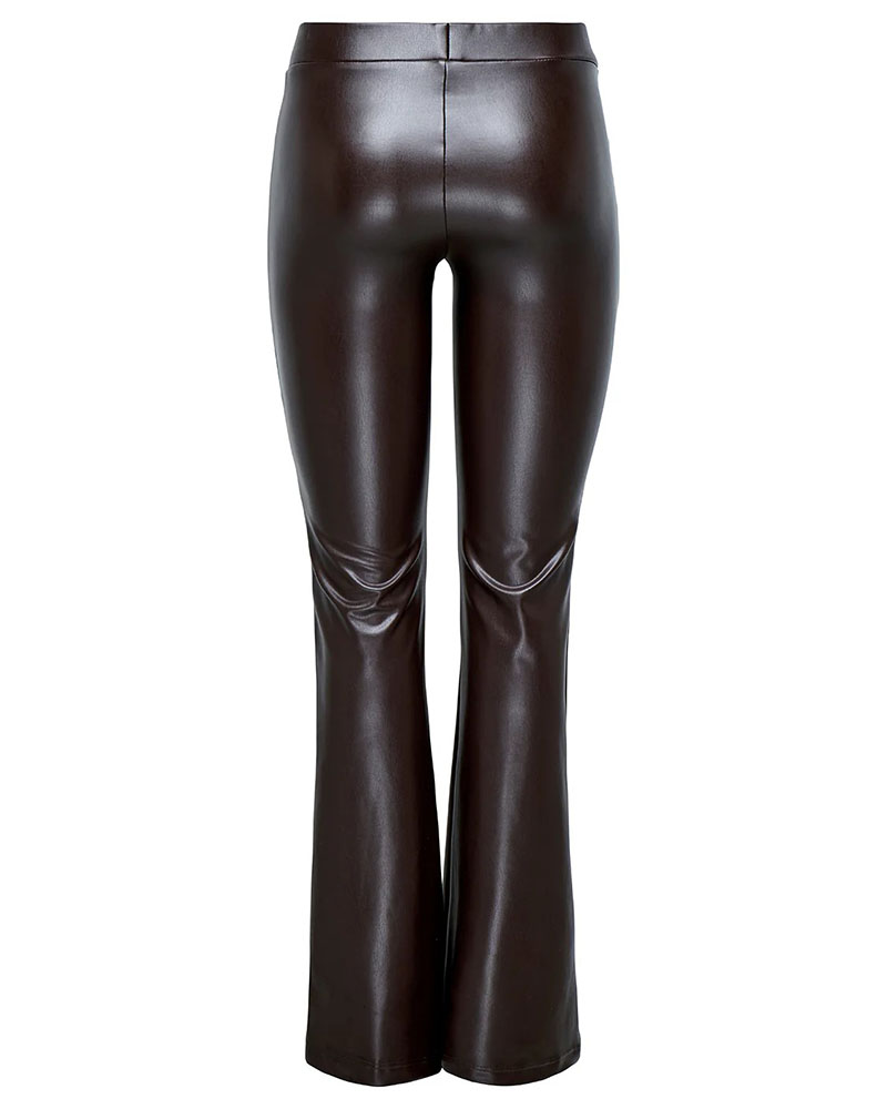 ONLY ONLPAIGE MW FAUX LE FLARED LEGGING PNT - 15357670