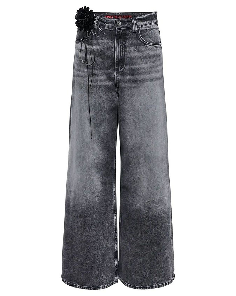 ONLY ONLCAMDEN HW EX WIDE BAGGY RED DNM CRO - 15357690