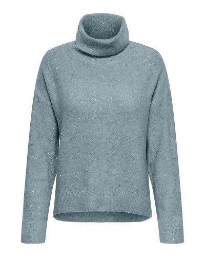 ONLY ONLARIZONA LS SEQUINS ROLLNECK PULL KNT - 15358450