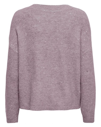 ONLY ONLARIZONA LS SEQUINS V-NECK PUL KNT - 15358452