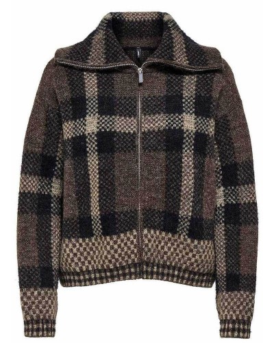 ONLY ONLMAROON LS ZIP COLLAR CARDIGAN KNT - 15358211 ONLY ONLMAROON LS ZIP COLLAR CARDIGAN KNT - 15358211