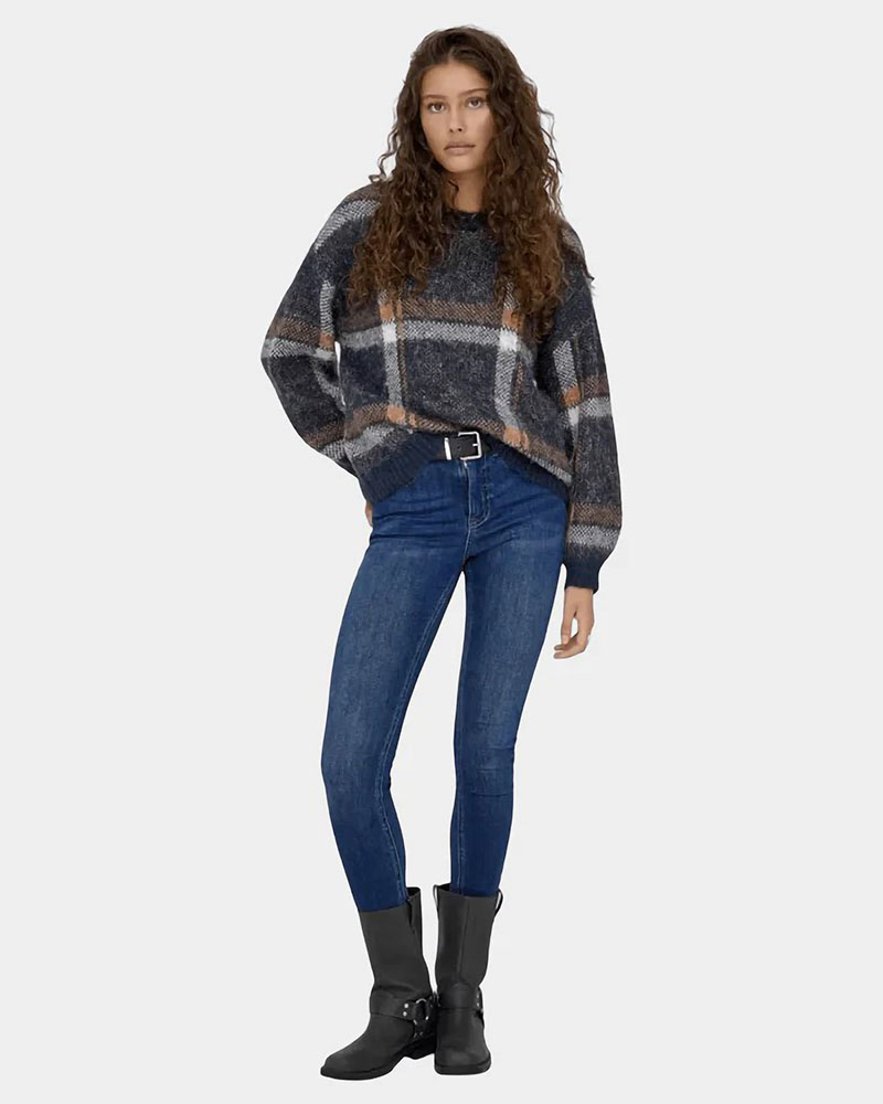 ONLY ONLMARION LIFE LS O-NECK KNT - 15361354