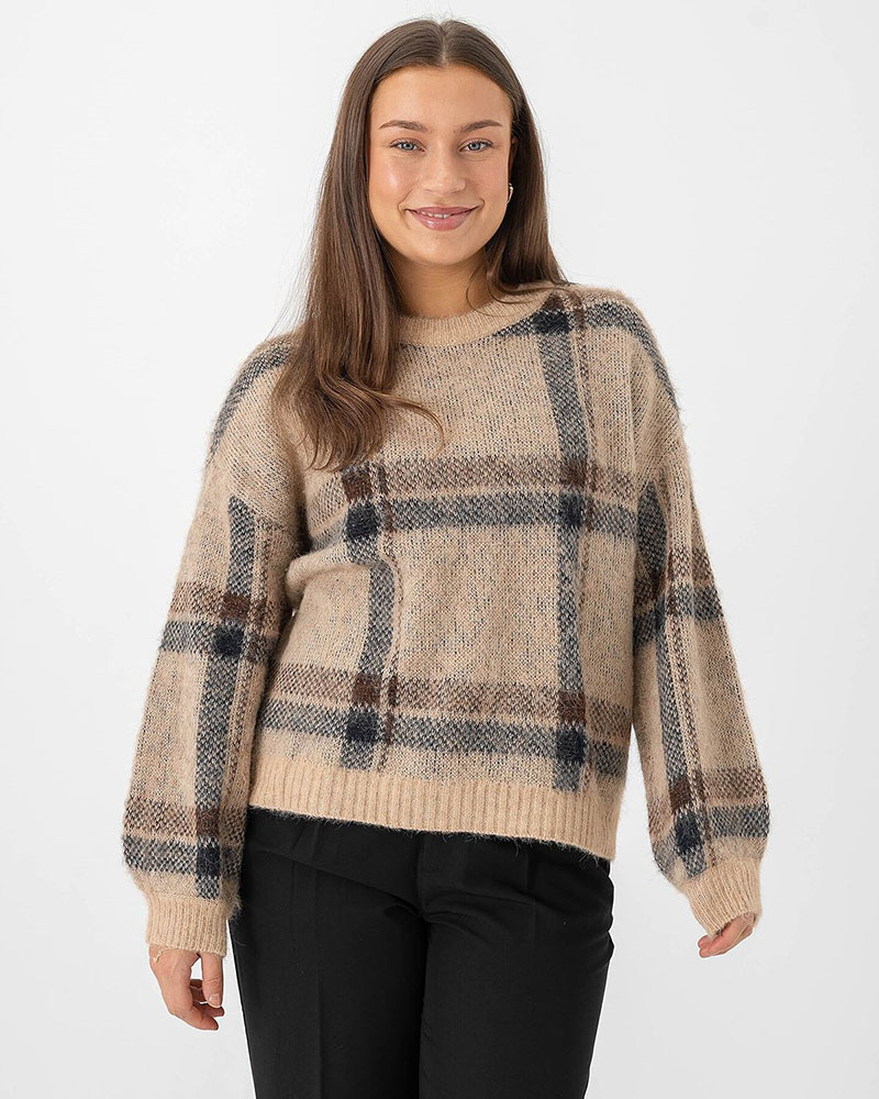 ONLY ONLMARION LIFE LS O-NECK KNT - 15361354