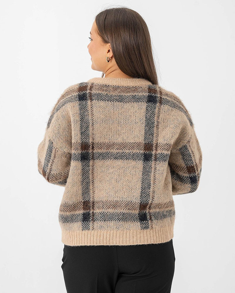 ONLY ONLMARION LIFE LS O-NECK KNT - 15361354