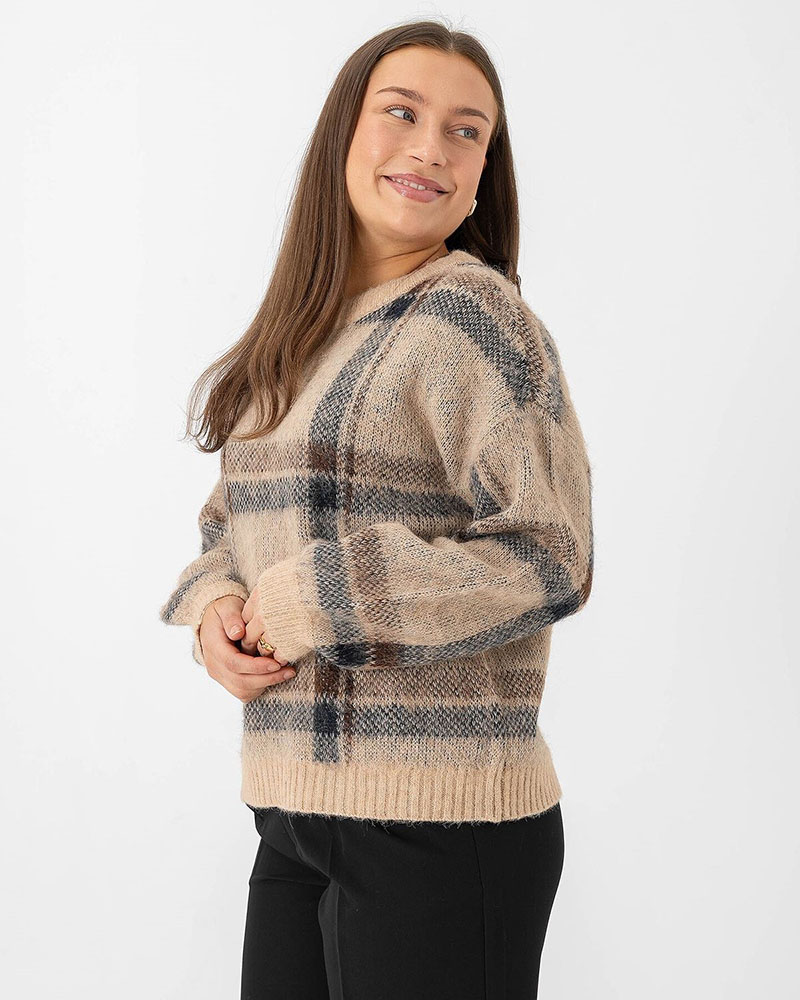 ONLY ONLMARION LIFE LS O-NECK KNT - 15361354