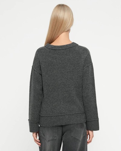 ONLY ONLHAZEL LIFE LS DETAIL O-NECK  BF KNT - 15358597