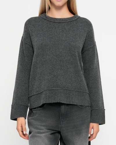 ONLY ONLHAZEL LIFE LS DETAIL O-NECK  BF KNT - 15358597