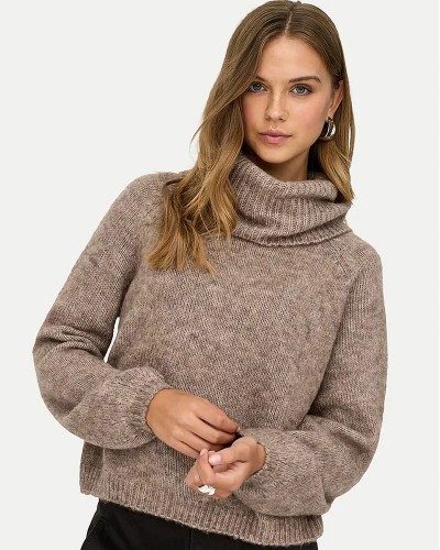 ONLY ONLGILA LIFE LS ROLLNECK BF KNT - 15358571