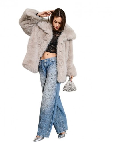ONLY ONLASHIA LIFE FAUX DECO FUR COAT OTW - 15356621 ONLY ONLASHIA LIFE FAUX DECO FUR COAT OTW - 15356621