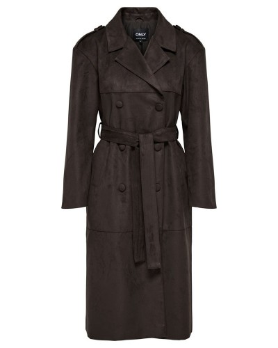 ONLY ONLBINE LIFE FAUX SUEDE TRENCHCOAT OTW - 15356625 ONLY ONLBINE LIFE FAUX SUEDE TRENCHCOAT OTW - 15356625