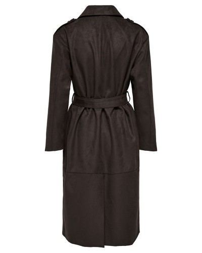 ONLY ONLBINE LIFE FAUX SUEDE TRENCHCOAT OTW - 15356625 ONLY ONLBINE LIFE FAUX SUEDE TRENCHCOAT OTW - 15356625
