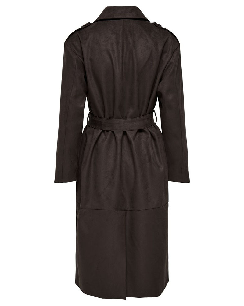 ONLY ONLBINE LIFE FAUX SUEDE TRENCHCOAT OTW - 15356625 ONLY ONLBINE LIFE FAUX SUEDE TRENCHCOAT OTW - 15356625