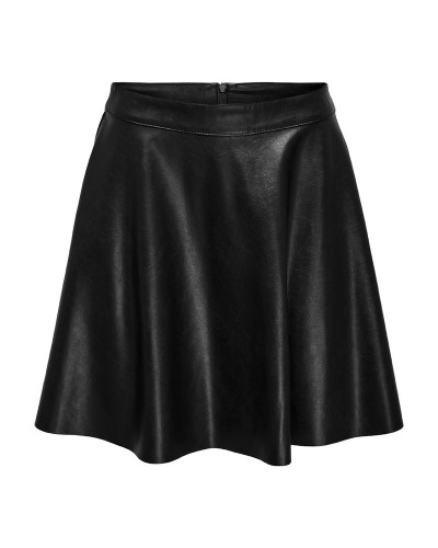 ONLY ONLUNA FAUX LEATHER FLARED SKIRT OTW - 15356642 ONLY ONLUNA FAUX LEATHER FLARED SKIRT OTW - 15356642