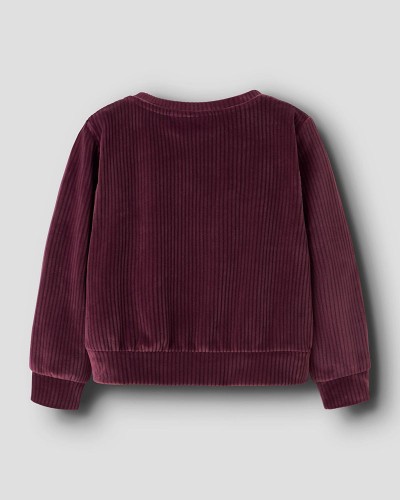 NAME IT NMFVELOA LS VELVET SHORT TOP - 13235117