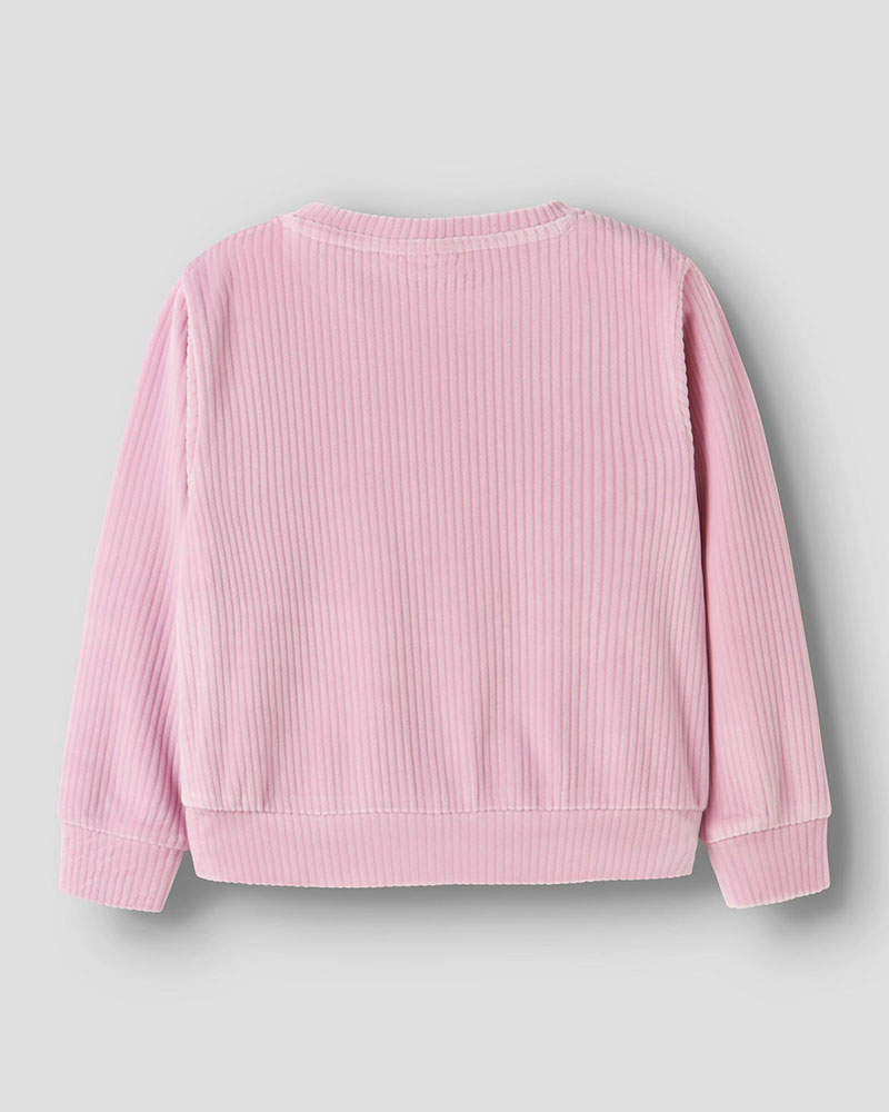 NAME IT NMFVELOA LS VELVET SHORT TOP - 13235117