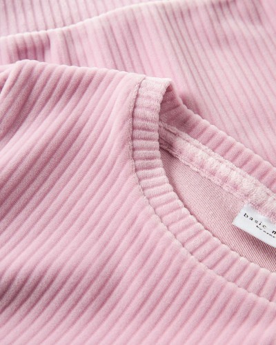 NAME IT NMFVELOA LS VELVET SHORT TOP - 13235117