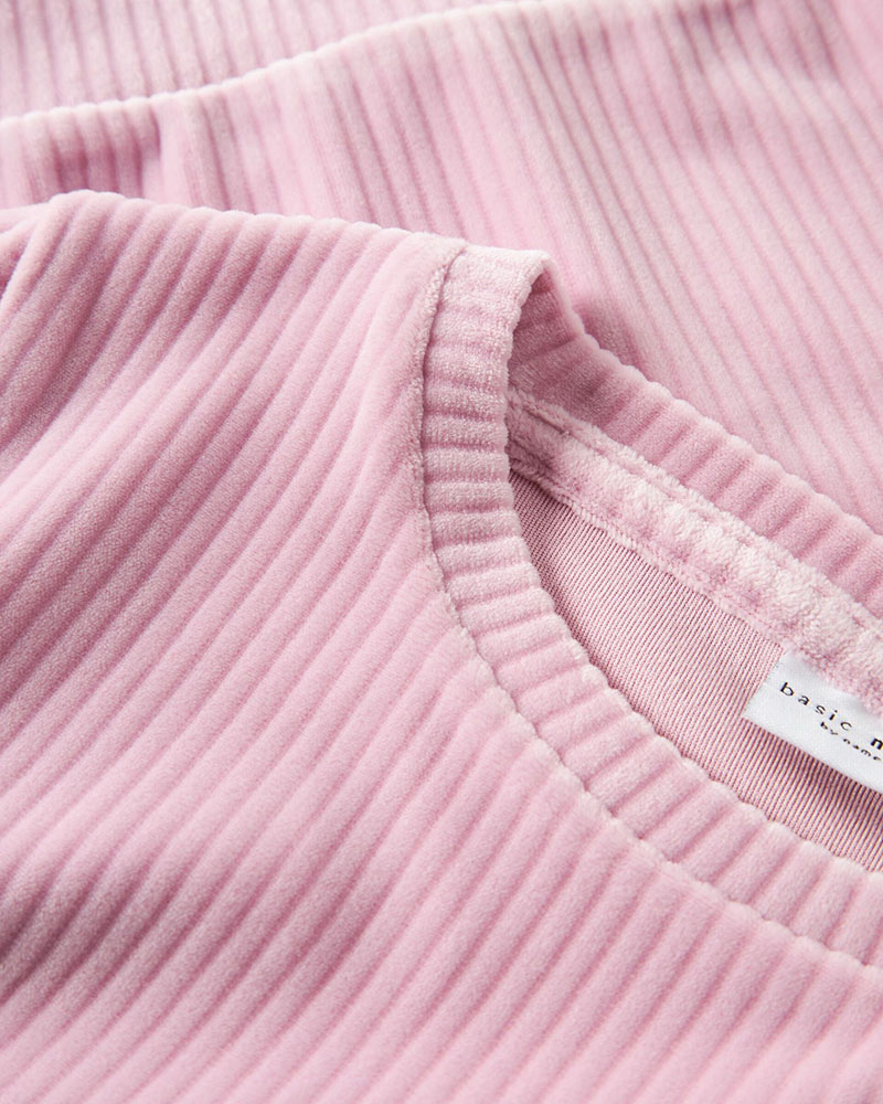 NAME IT NMFVELOA LS VELVET SHORT TOP - 13235117