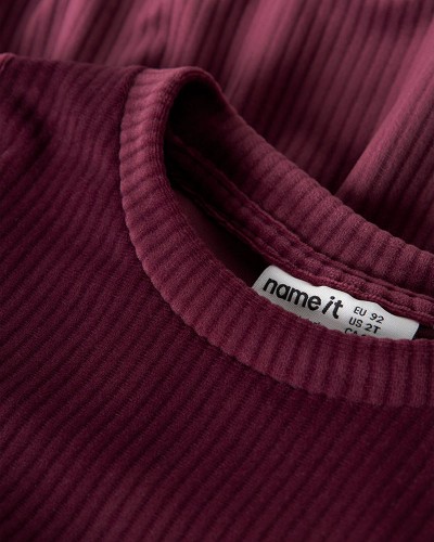 NAME IT NMFVELOA LS VELVET DRESS - 13235116