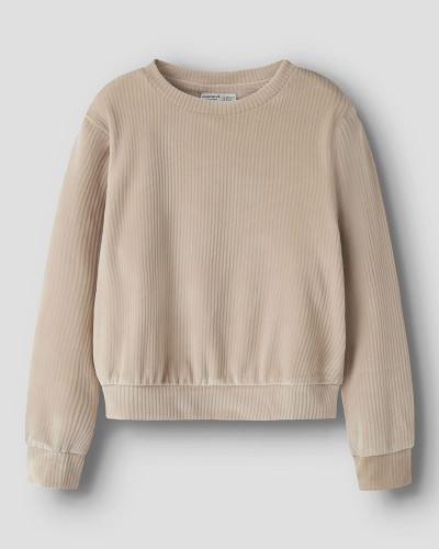 NAME IT NKFVELOA LS VELVET SHORT TOP - 13235119