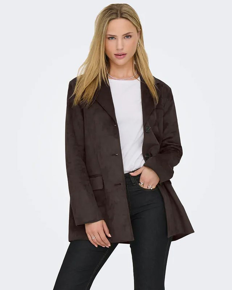 ONLY ONLTULIP FAUX SUEDE BLAZER COAT OTW - 15356927 ONLY ONLTULIP FAUX SUEDE BLAZER COAT OTW - 15356927