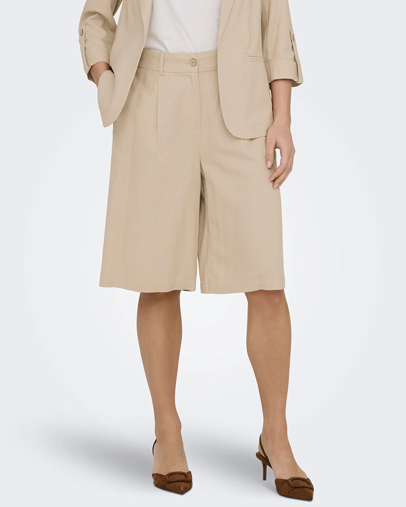 ONLY ONLGOA HW LINEN BL LONG SHORTS CC TLR - 15363720