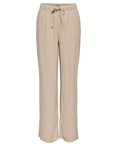 ONLY ONLGOA MW LINEN BL PULL-UP PANT CC PNT - 15363676