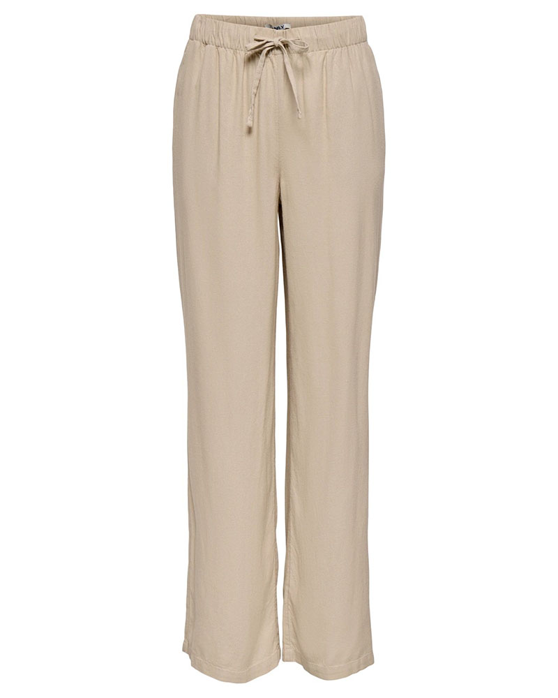 ONLY ONLGOA MW LINEN BL PULL-UP PANT CC PNT - 15363676