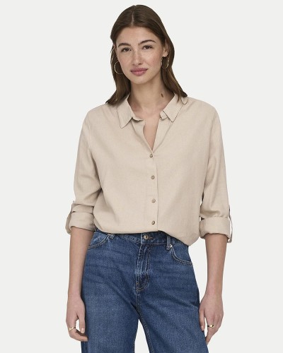 ONLY ONLGOA 3/4 STRAP LINEN BL SHIRT CC PNT - 15363991