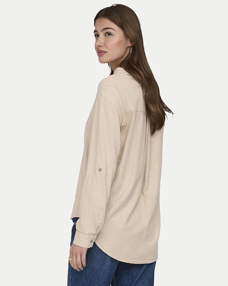 ONLY ONLGOA 3/4 STRAP LINEN BL SHIRT CC PNT - 15363991