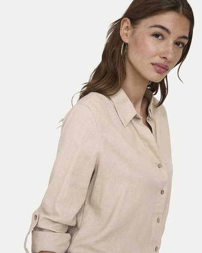 ONLY ONLGOA 3/4 STRAP LINEN BL SHIRT CC PNT - 15363991