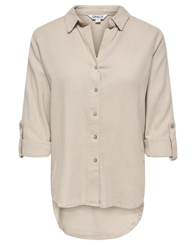 ONLY ONLGOA 3/4 STRAP LINEN BL SHIRT CC PNT - 15363991