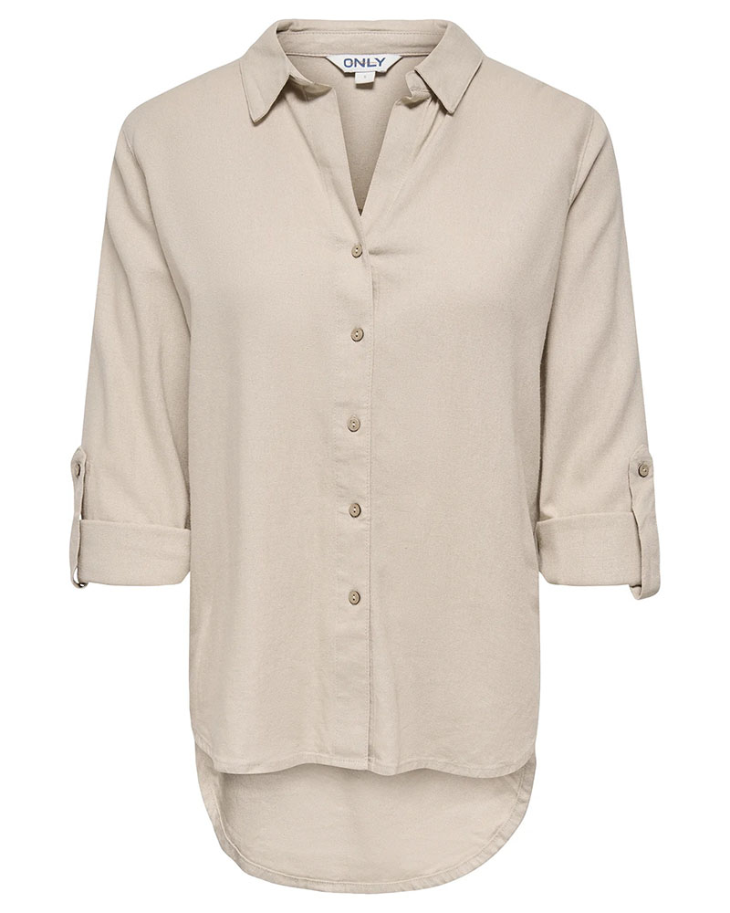 ONLY ONLGOA 3/4 STRAP LINEN BL SHIRT CC PNT - 15363991