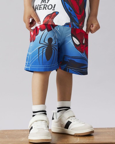 NAME IT NMMMALTE SPIDER LONG SWIMSHORTS MAR - 13253236