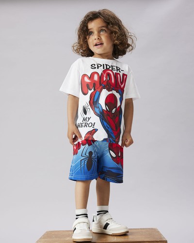 NAME IT NMMMALTE SPIDER LONG SWIMSHORTS MAR - 13253236