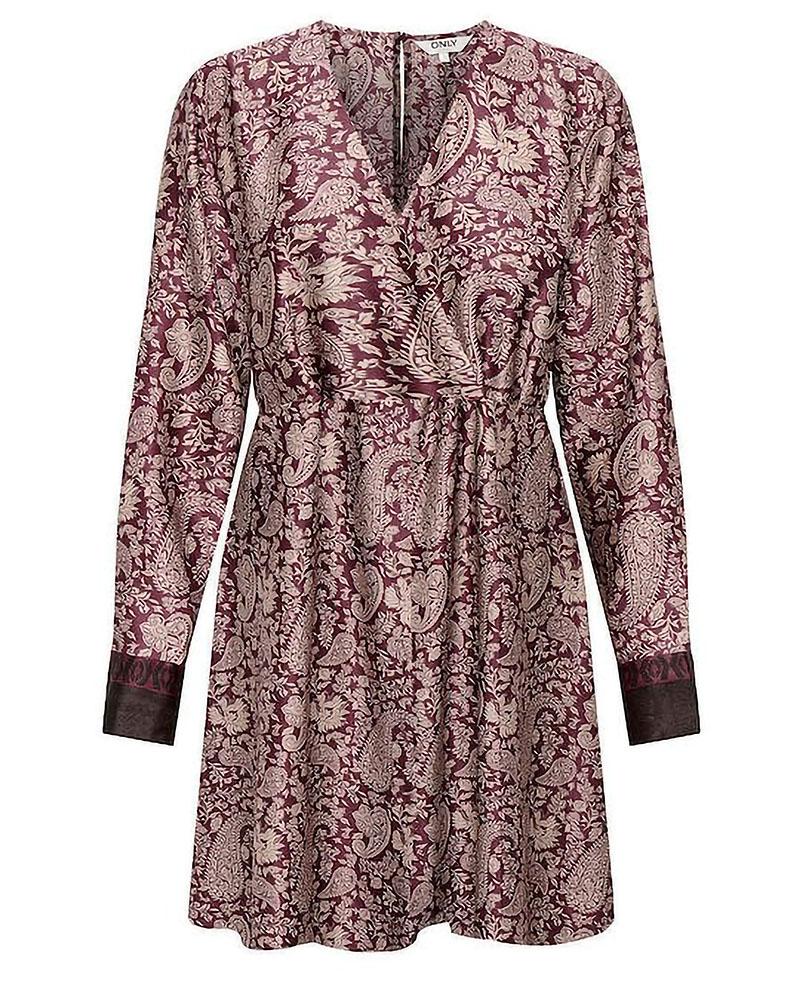 ONLY ONLJANE LIFE L/S JAYDE DRESS WVN - 15364454