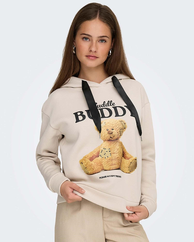 ONLY ONLRICKY L/S HOOD BOX SWT - 15365158