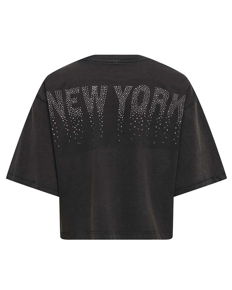 ONLY ONLJOS S/S O-NECK SHINE TOP BOX JRS - 15365622