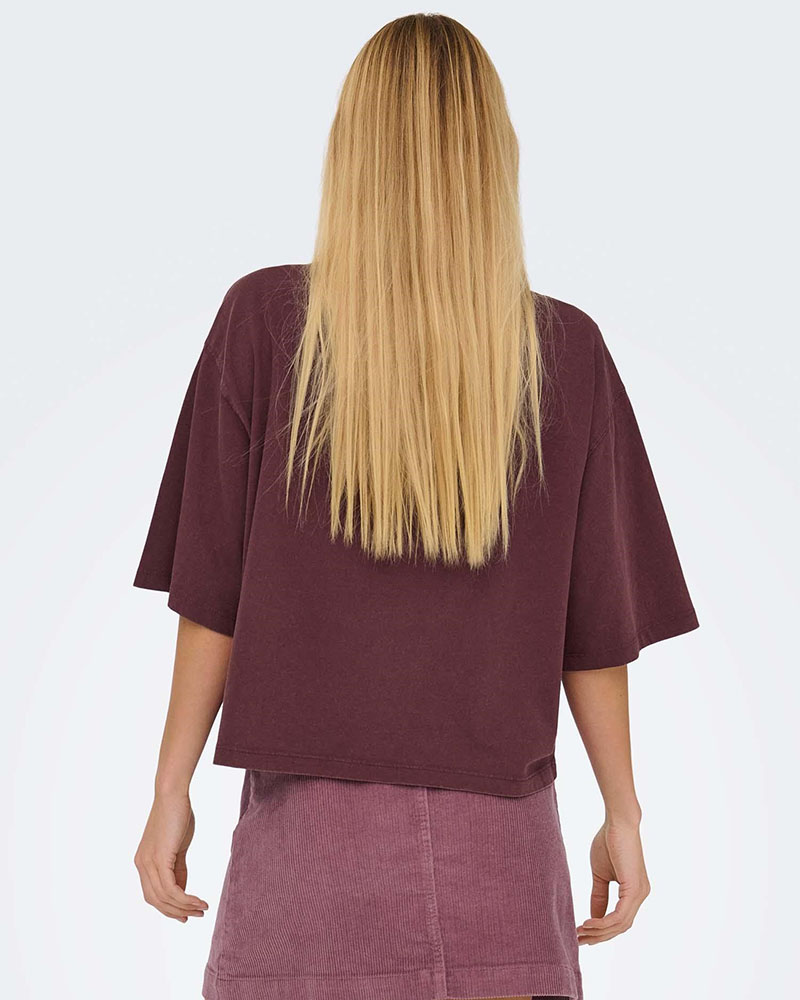 ONLY ONLJOS S/S O-NECK SHINE TOP BOX JRS - 15365622