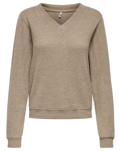 ONLY ONLPAOLA L/S V-NECK TOP JRS - 15364723