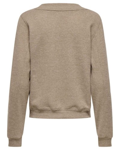 ONLY ONLPAOLA L/S V-NECK TOP JRS - 15364723