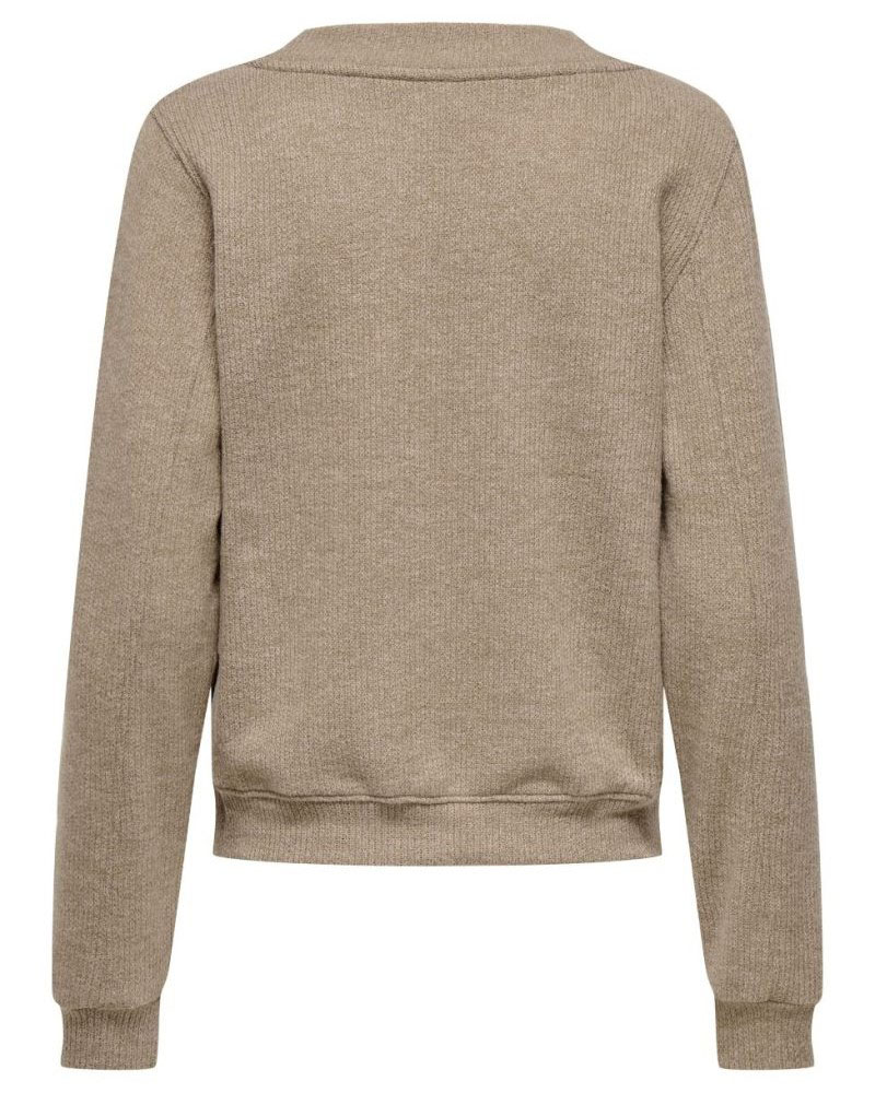 ONLY ONLPAOLA L/S V-NECK TOP JRS - 15364723