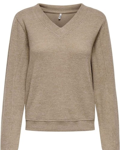 ONLY ONLPAOLA L/S V-NECK TOP JRS - 15364723