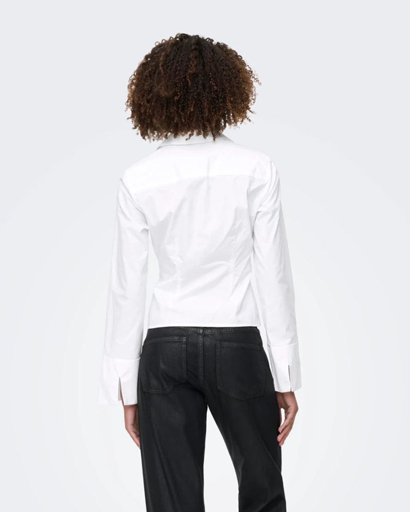 ONLY ONLBEYA LS FITTED HOOK SHIRT WVN - 15360691