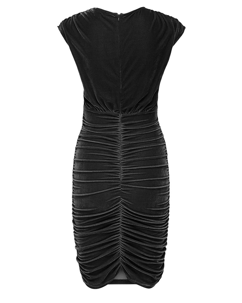 ONLY ONLFERMO MIDI VELVET DRESS WVN - 15360499