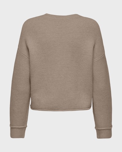 ONLY ONLIBI LS RIB LOOSE PULLOVER CC KNT - 15360906
